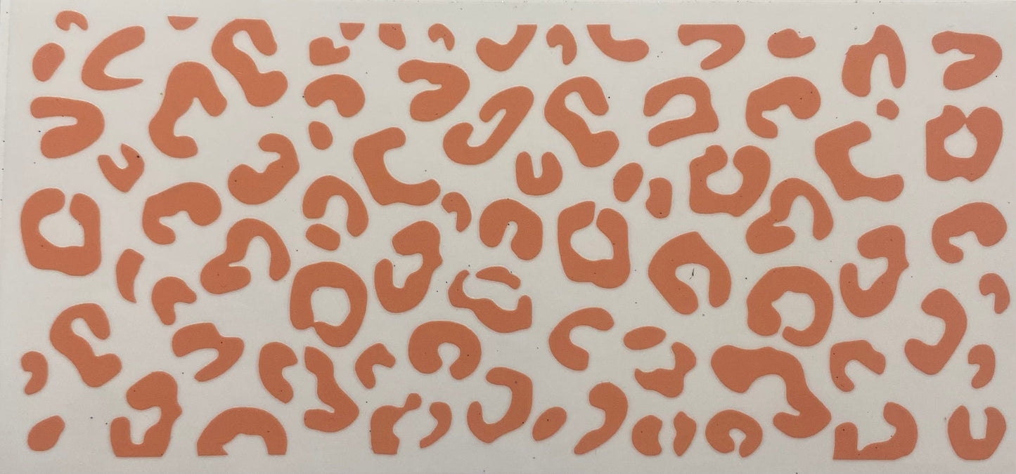 Leopard- peach
