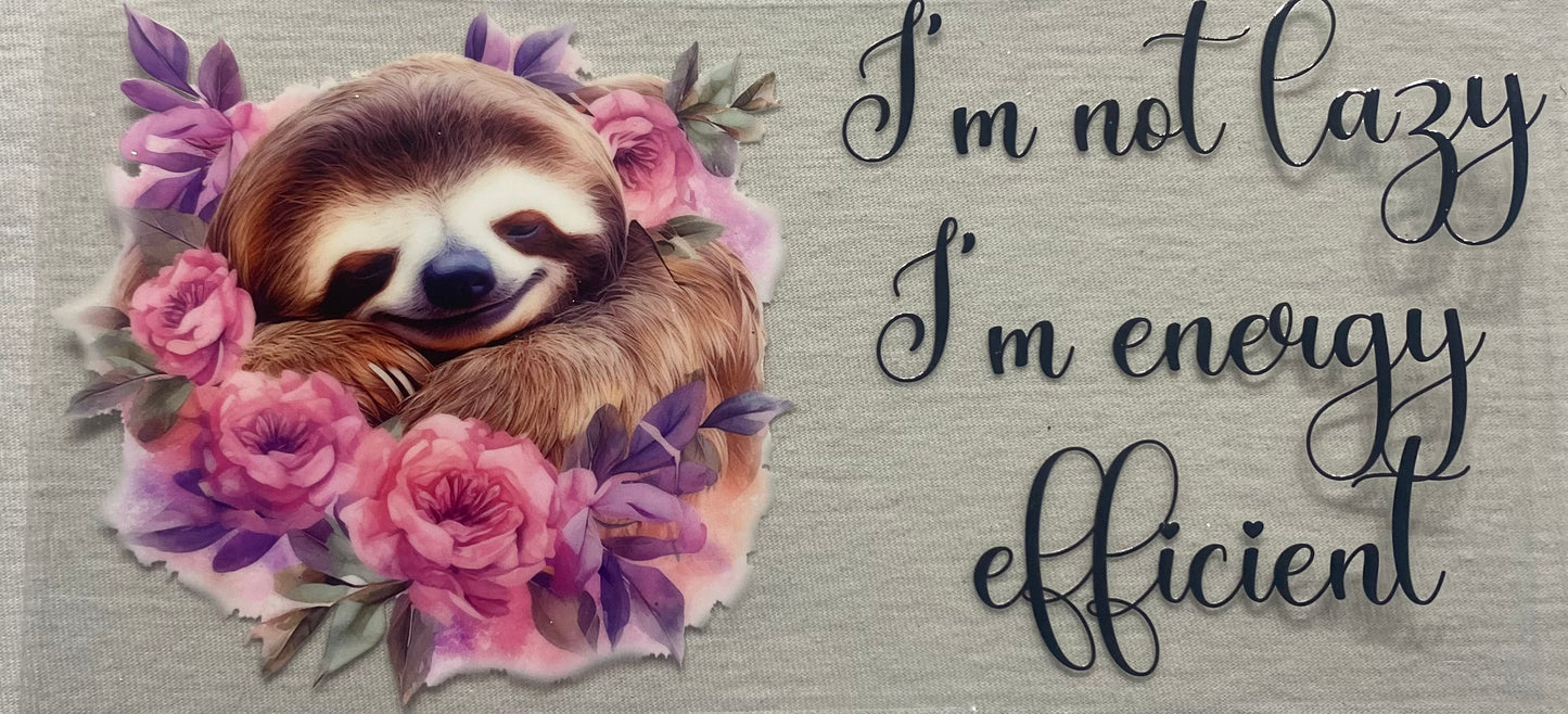 Sloth, energy efficient