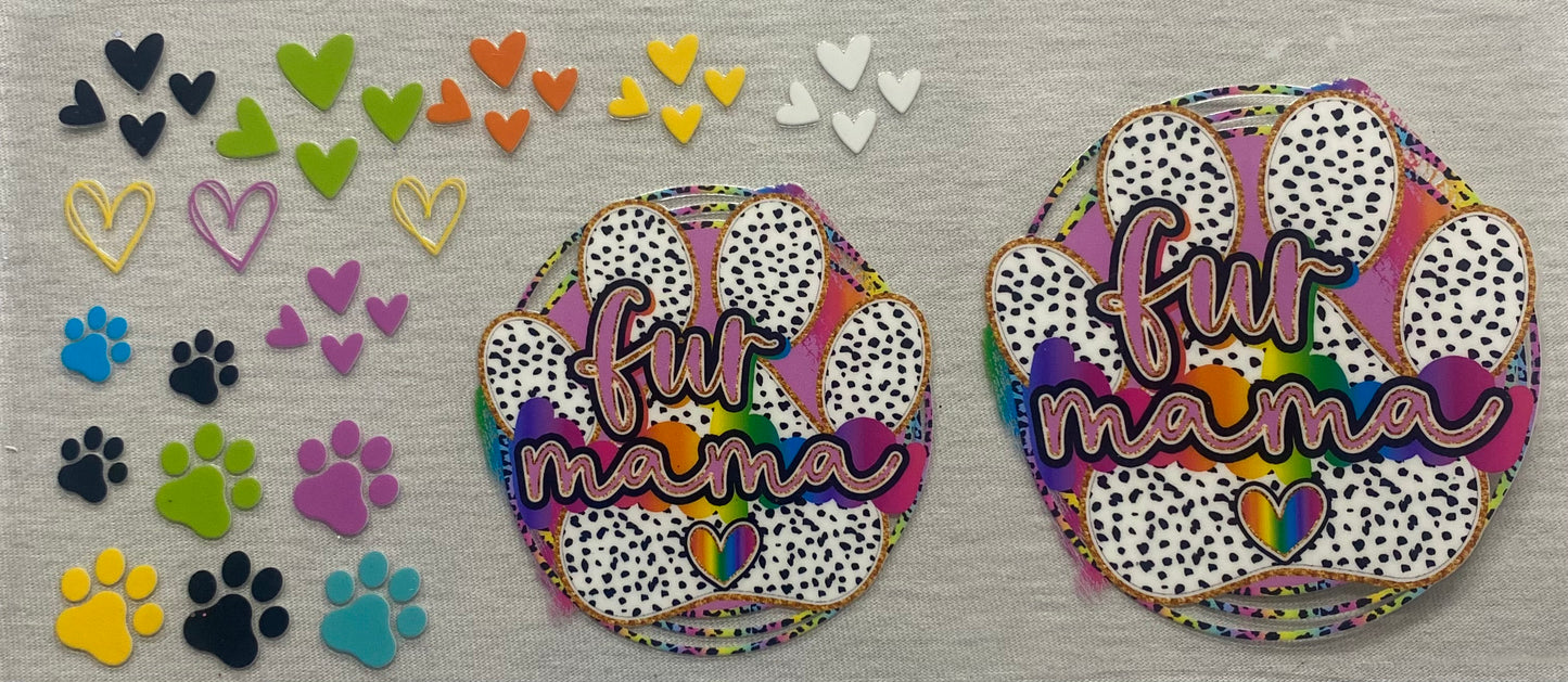 Fur Mama- rainbow