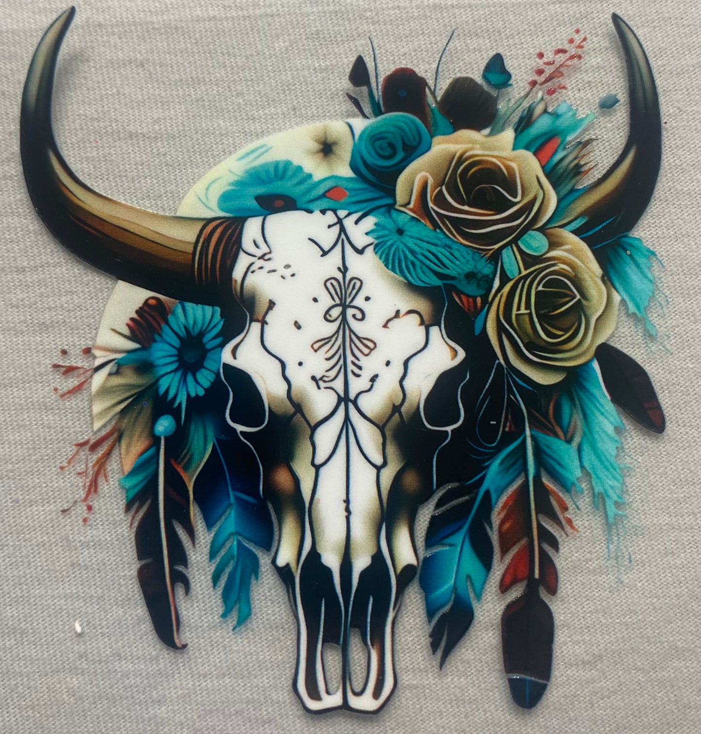 Bull Head- turquoise