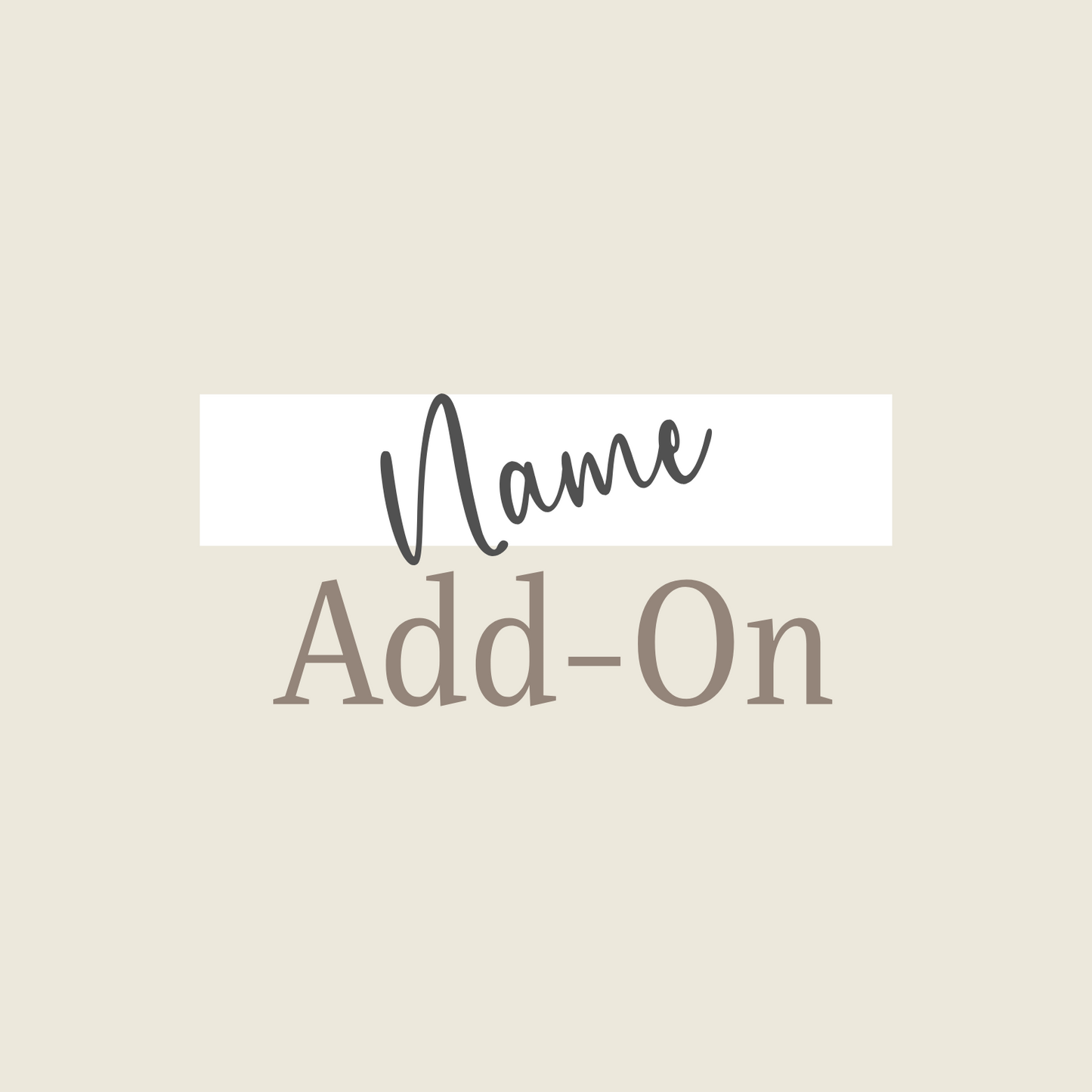 Name Add-On