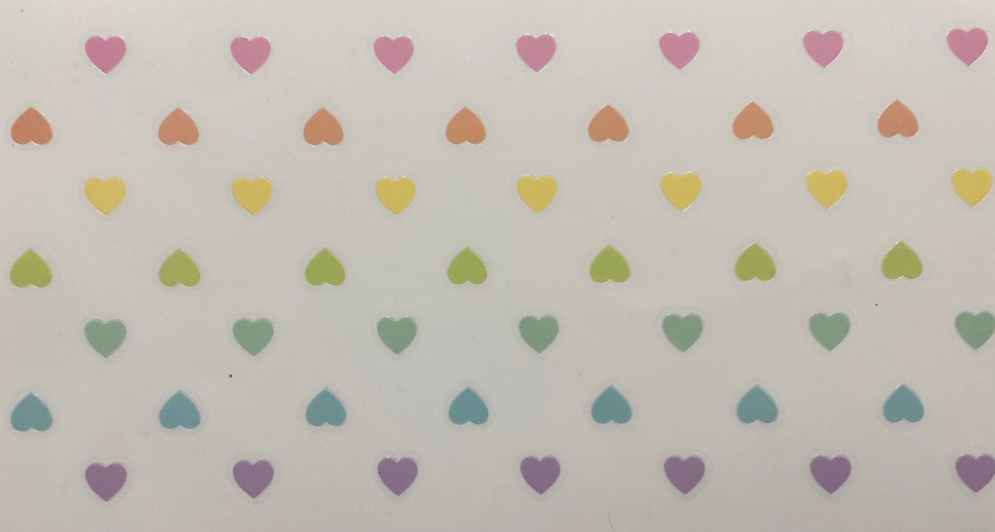 Hearts- rainbow