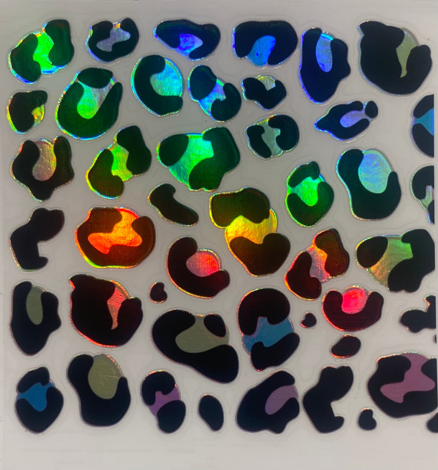 Holographic cheetah print