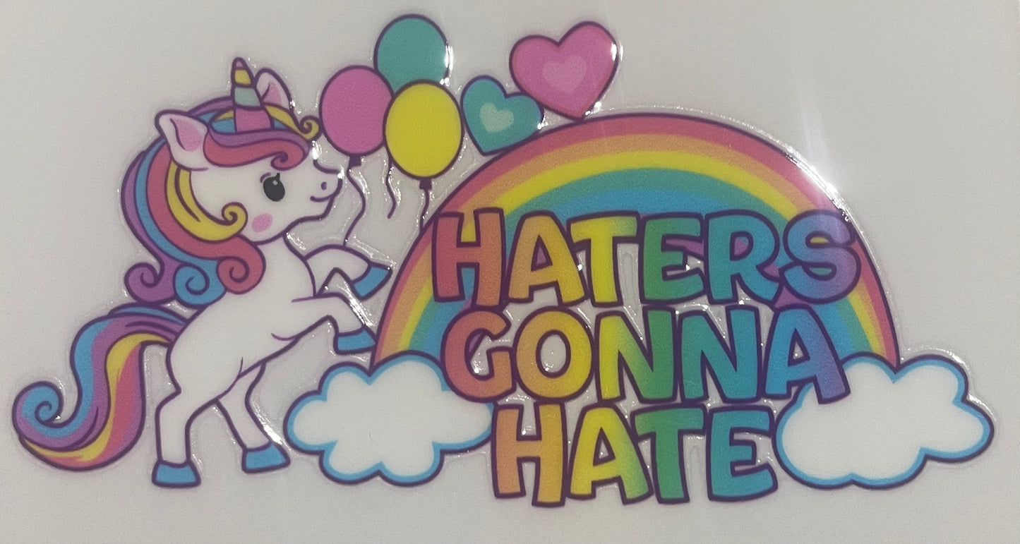 HATERS gonna hate