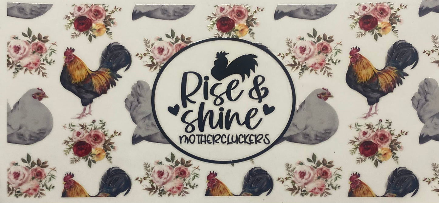 Rise and Shine- floral and black