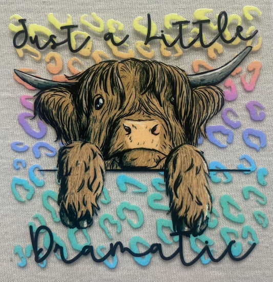 Dramatic cow