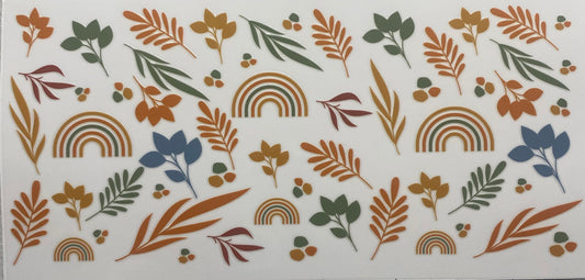 Boho Flower w/rainbow