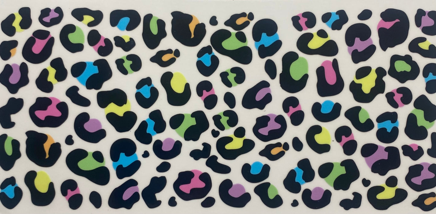 Colorful cheetah print