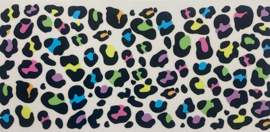 Colorful cheetah print