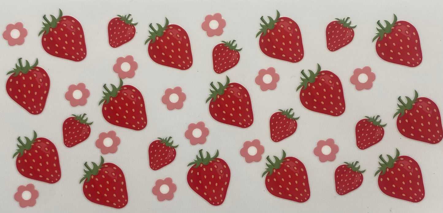Strawberry/Pink Flowers