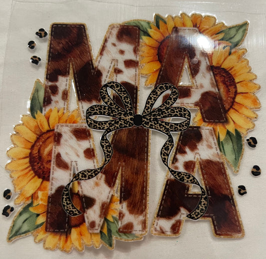 Sunflower/cow Mama