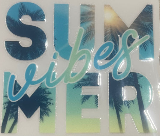 Summer vibes blue