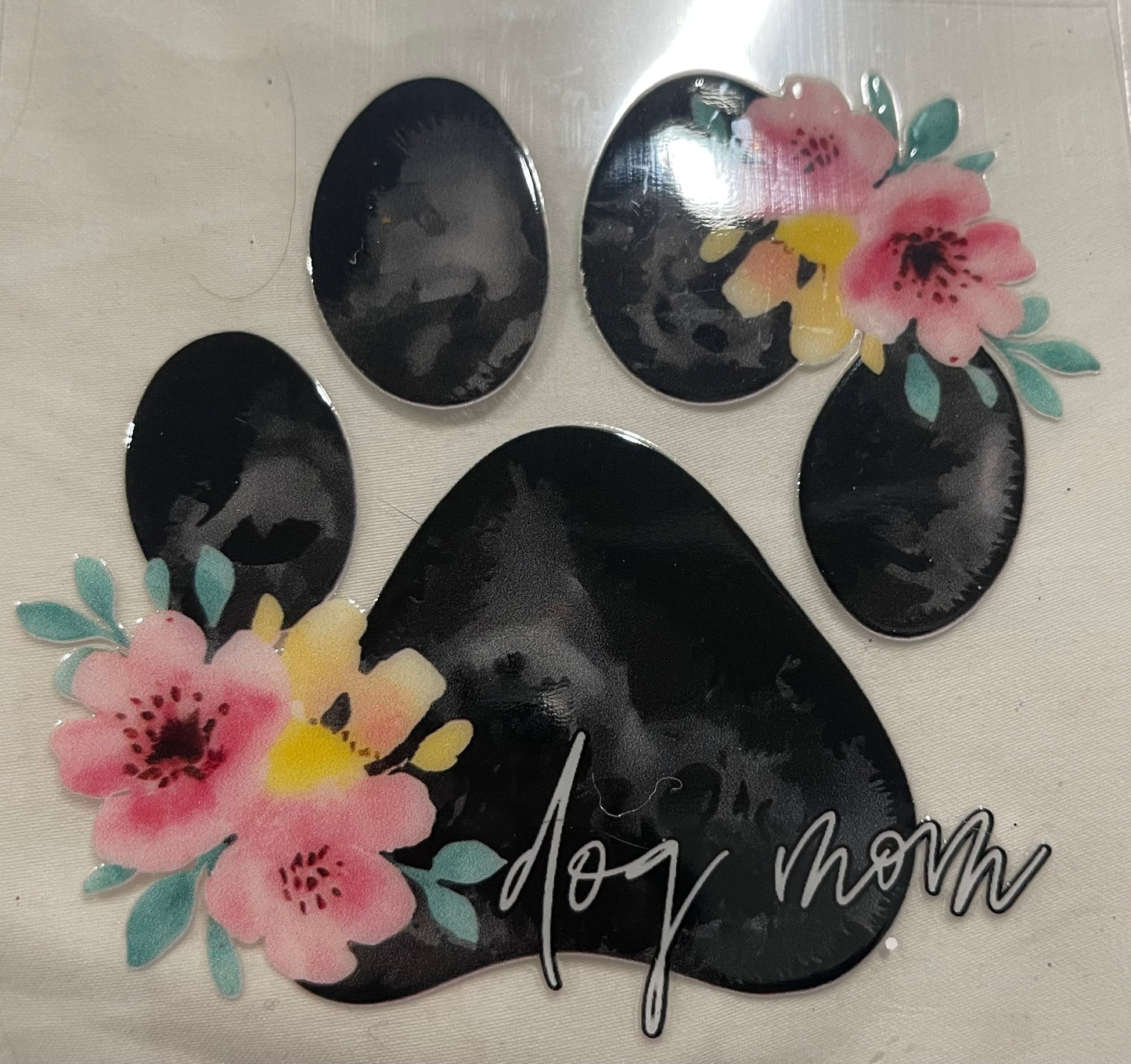 Dog mom floral