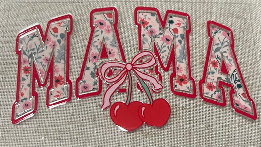 MAMA floral/chery