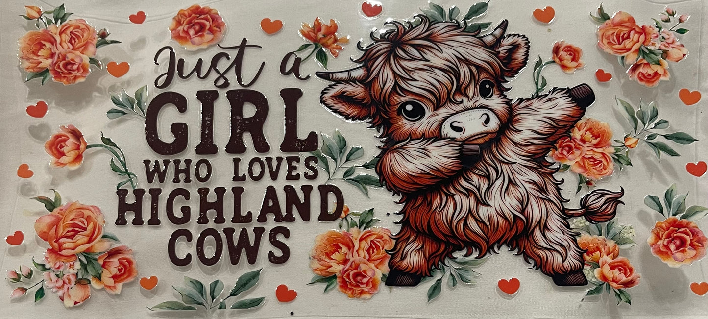 Just a girl who loves highland cows- orange