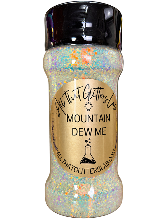 Mountain Dew Me Glitter Shaker Tumbler - 20oz (Ready to Ship)