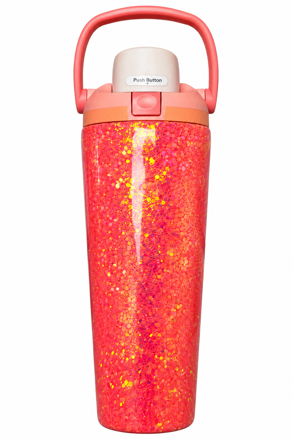 Owala 30oz Sway - Red/Orange Glow Glitter (RTS)
